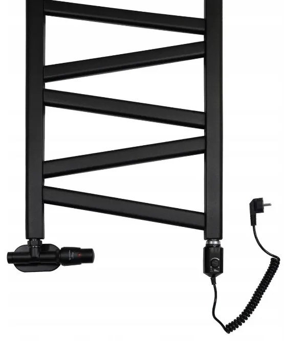 Regnis Kalipso MIX, Vykurovacie teleso 540x1000mm, 450W, čierna matná, MK100/50/BLACK