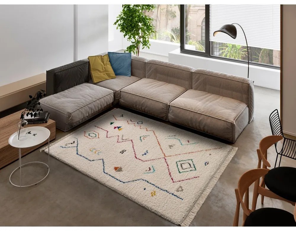 Krémovobiely koberec Universal Yveline, 160 x 230 cm