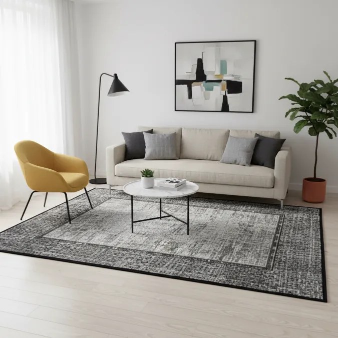 DC Koberec PP 003 sivá Rozmer: 160×220 cm