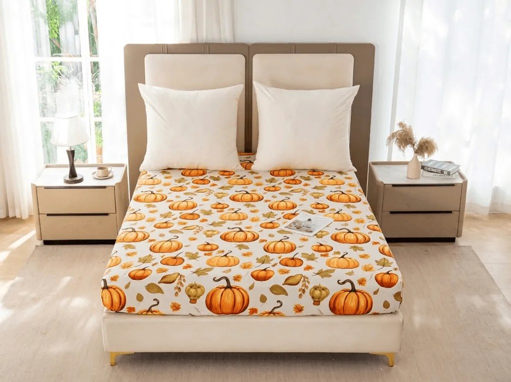 Plachta z mikrovlákna AUTUMN PUMPKINS farebné 90x200 cm