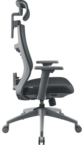 Yenkee - Kancelárska stolička čierna/šedá