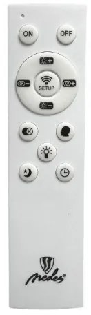 LED Stmievateľné stropné svietidlo LED/50W/230V 3000-6500K čierna +diaľkové ovládanie