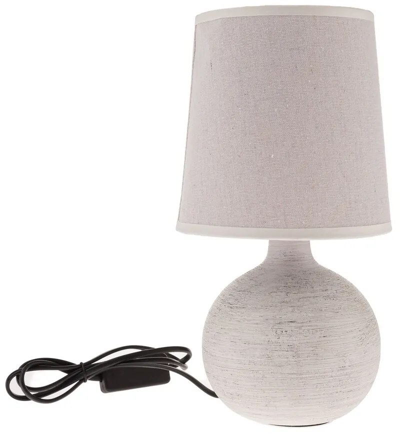 Keramická stolná lampa Luna, 29 cm, béžová