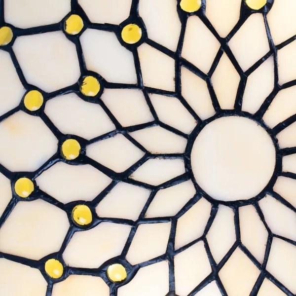BRILAGI - Tiffany vitrážové stropné svietidlo IVORY 2xE27/60W/230V pr. 40 cm