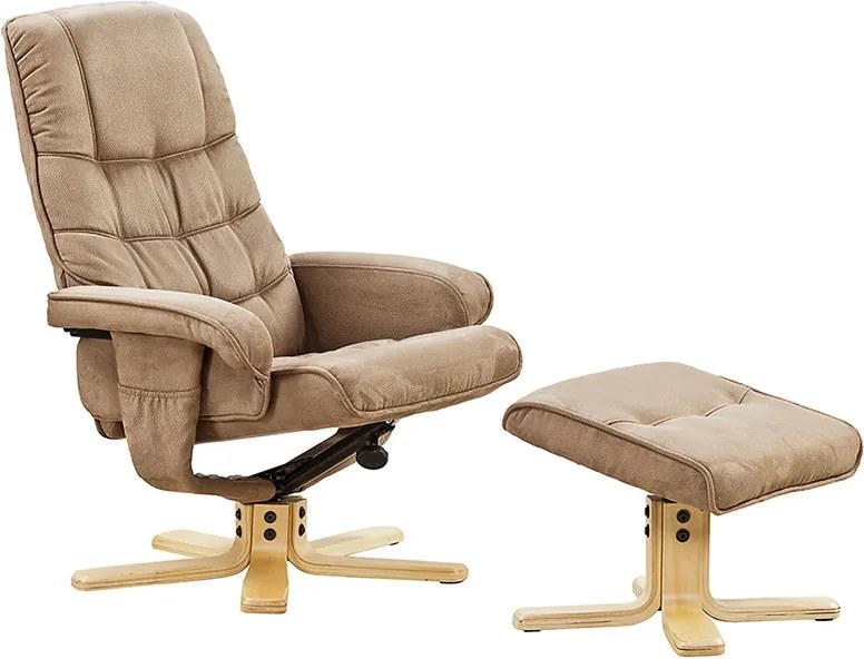 Sconto Relaxačné kreslo s taburetom DIKSON