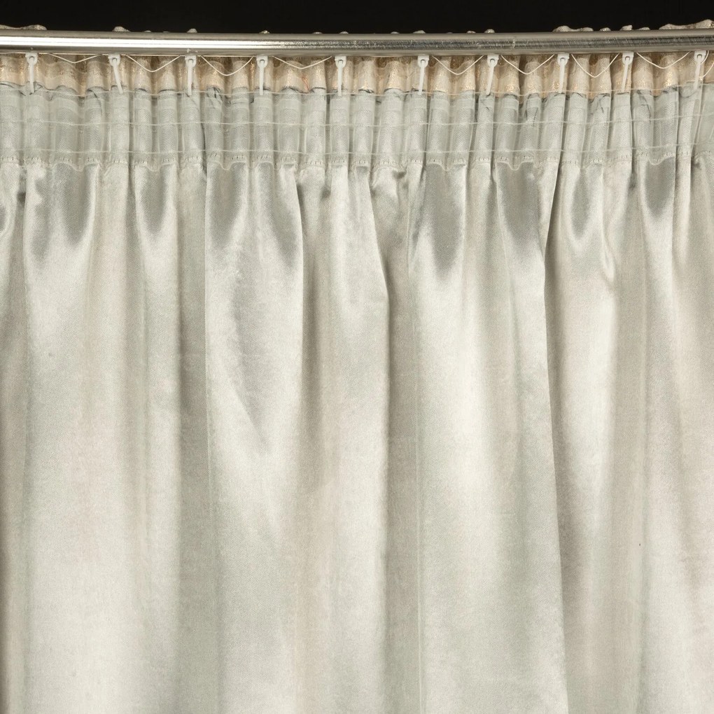 ZATEMŇOVACÍ ZÁVES NA PÁSKE ELISE 140X270 CM BÉŽOVÁ