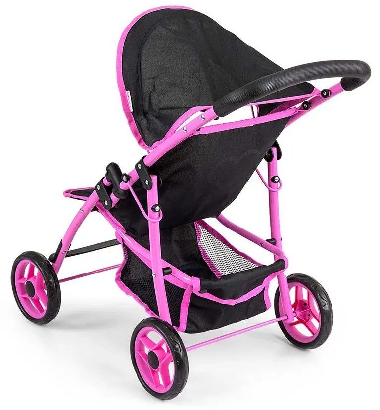 Detský športový kočík pre bábiky Milly Mally Natalie Prestige Black