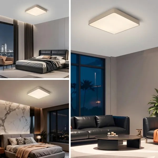 BRILAGI - LED stropné svietidlo POOL SQUARE LED/48W/230V 3000/4000/6000K 50x50 cm béžová