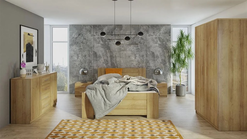 Spálňa Kler XI, Farby: biela / biela + ekokoža Soft Pik 017