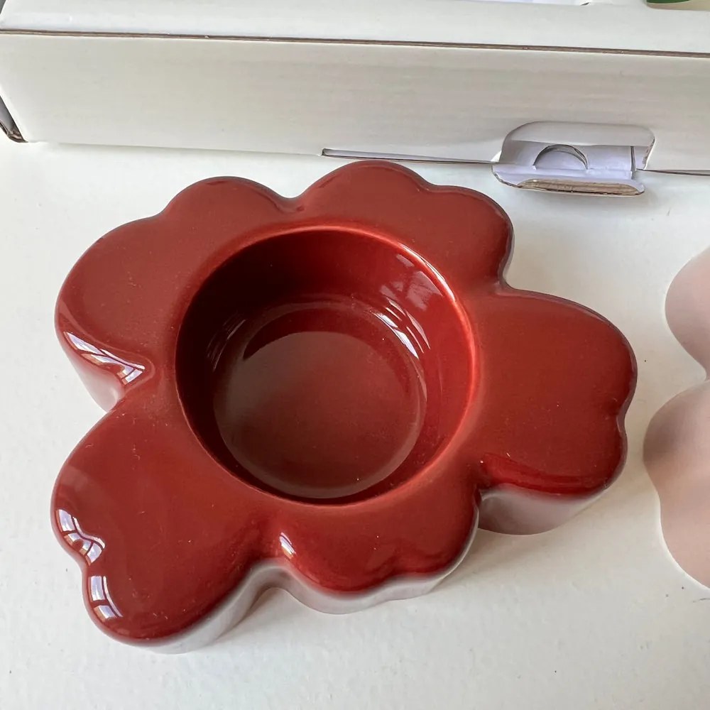 Marimekko Svietnik Unikko vínový staroružový sada 2ks