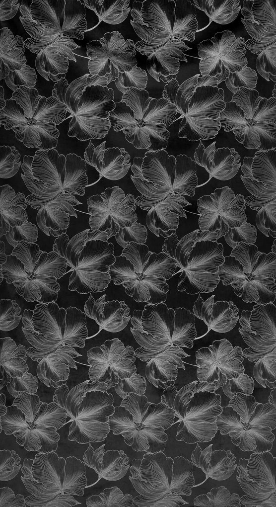 ZATEMŇOVACÍ ZÁVES NA PÁSKE STELLA 140X300 CM KVETY