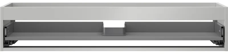 Mexen Box-A, závesná skrinka 120 cm, 1 zásuvka, sivá matná, 91AX0-1200-235-1-62