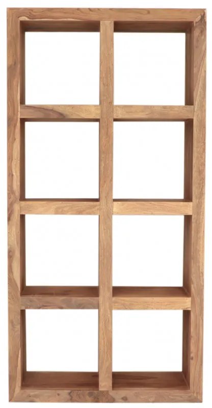 Knižnica Gani 90x180x35 z indického masívu palisander Svetlomedová