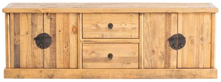 furniture-nabytek.cz - Masívny TV stolík Laredo z borovice, lakovaný, prírodná farba