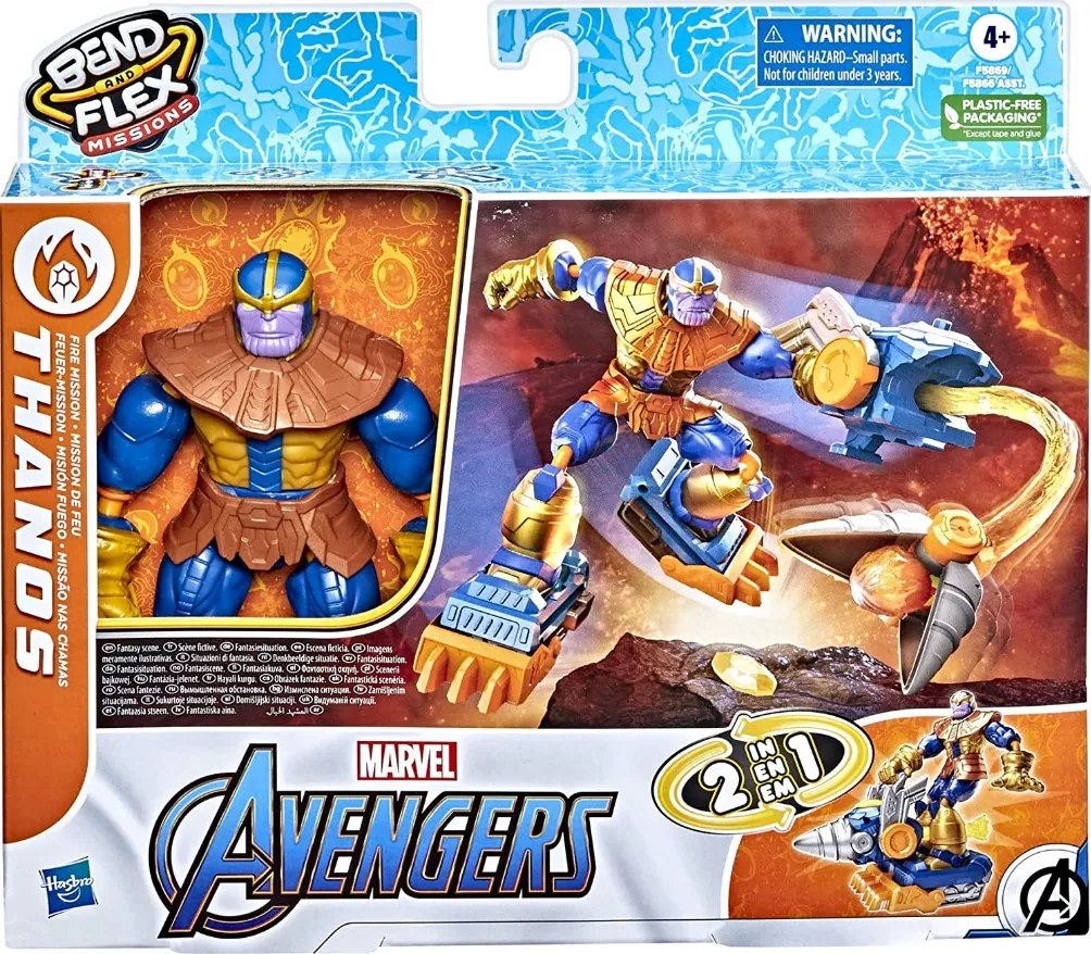 MIKI Avengers Marvel - Figúrka Thanos Fire Mission