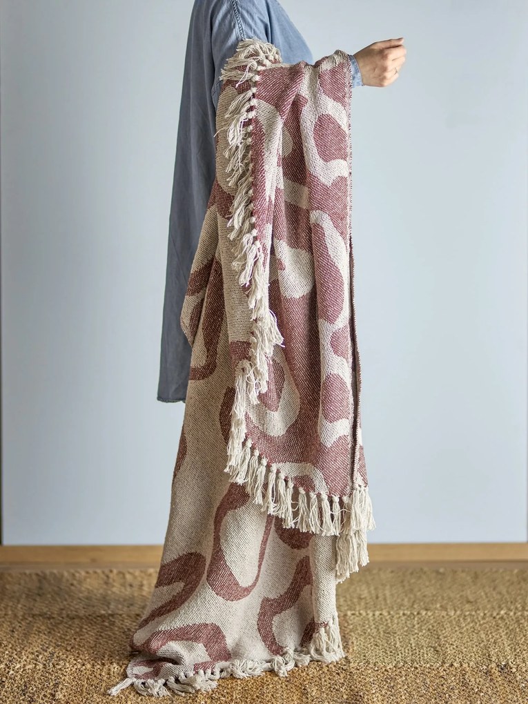 Bloomingville Prehoz z recyklovanej bavlny Salobre Brown 130 x 160 cm