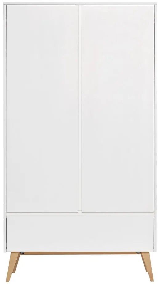 Biela detská šatníková skriňa Pinio Swing, 100 x 200 cm