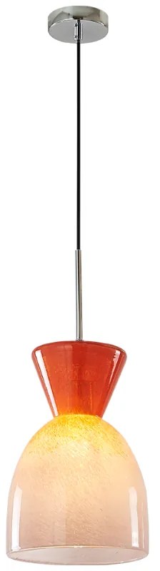 Závesný stropný luster NEO, ružové sklo