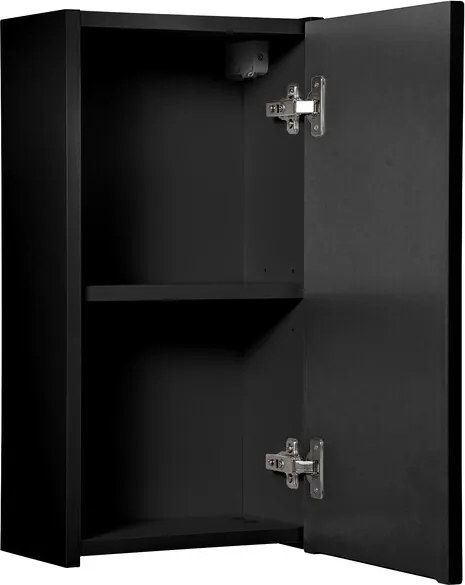 Horná kúpeľňová skrinka Nova Black D 83-30-1D čierna