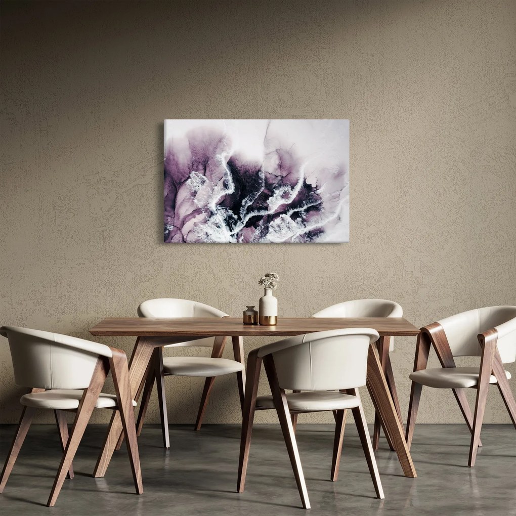 Obraz - Fialový mramor N⁰2 (90x60 cm)