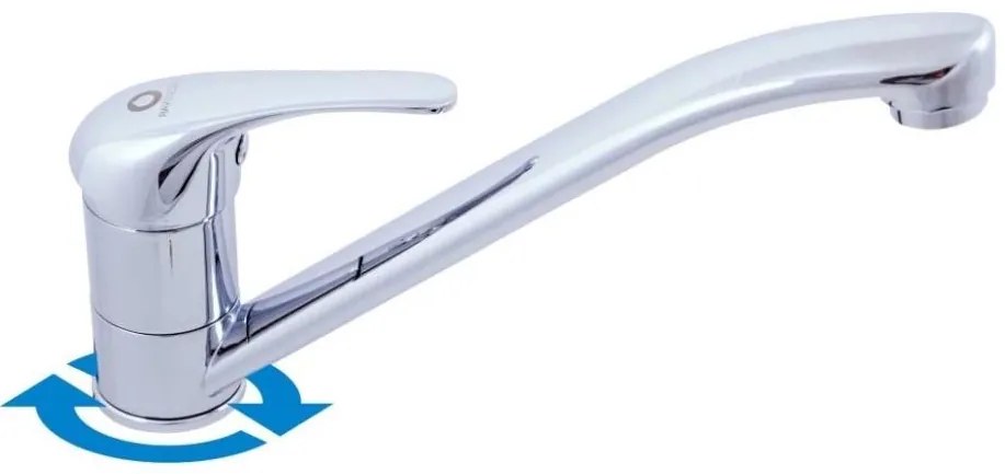 RAV Slezák SA005.0 - drezová batéria SAZAVA 11,7 cm lesklý chróm