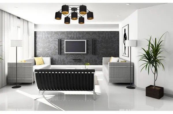 Eglo 97895 - Prisadený luster STAITI 7xE27/40W/230V