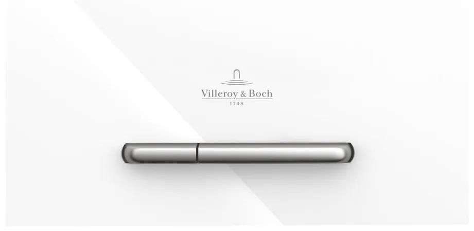 Villeroy & Boch ViConnect : M300 ovládacie tlačidlo k WC, Glass Glossy White, 922160RE