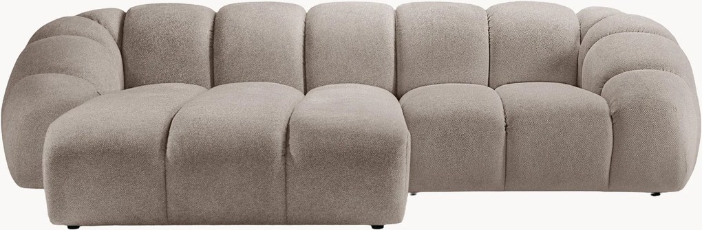 Rohová pohovka vo velúrovom vzhľade Diana