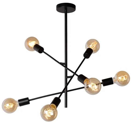 Lucide 21119/06/30 - Luster na tyči LESTER 6xE27/40W/230V