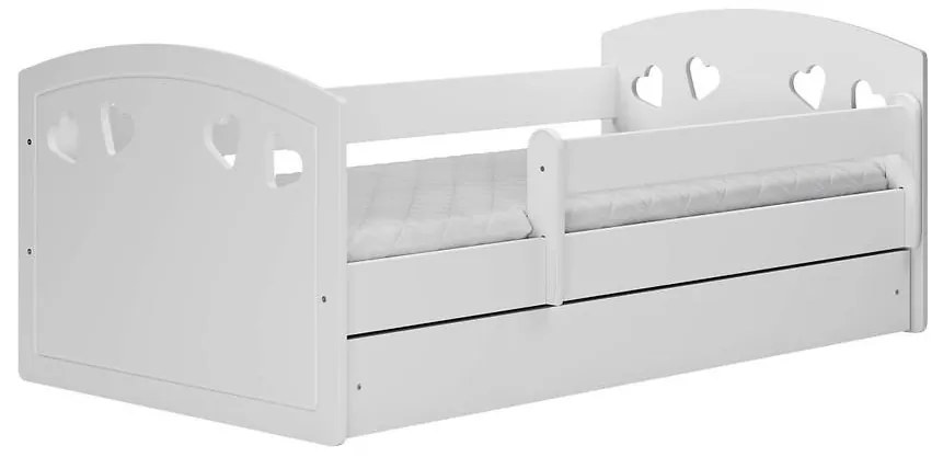 Detská posteľ Julia +SZ+M biely 80x160