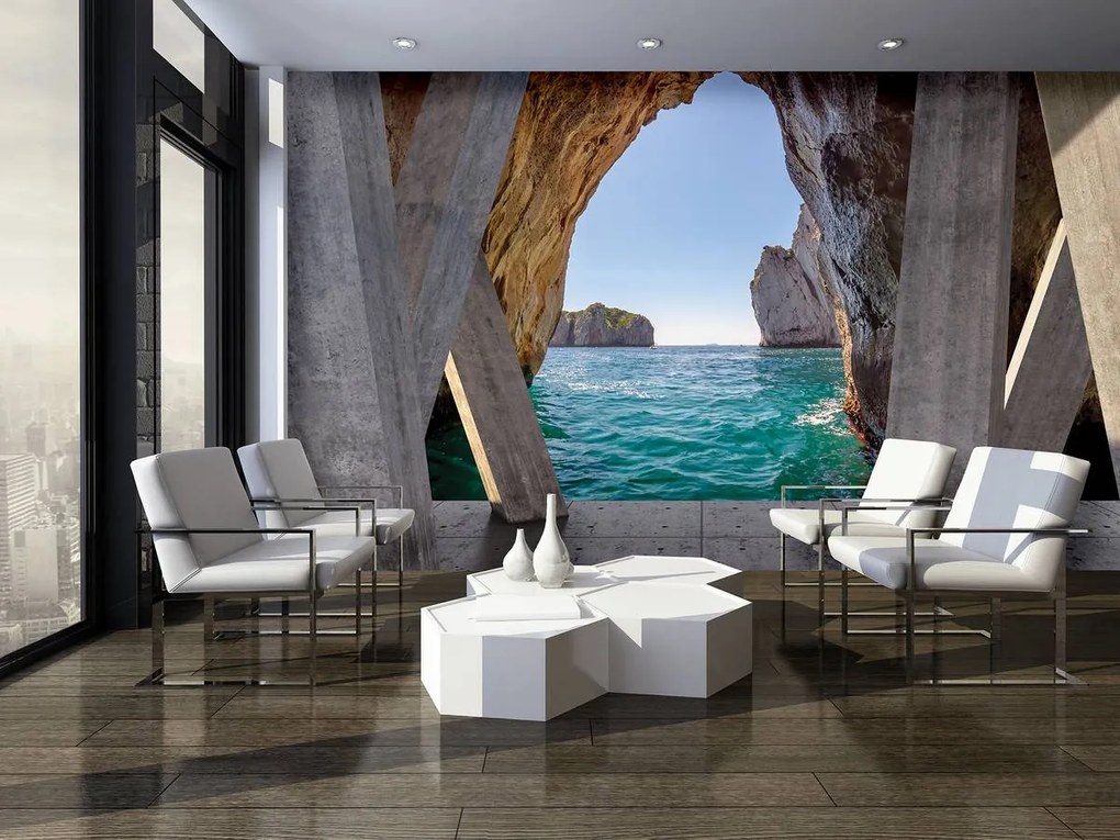 Fototapeta - Výhľad na oceán (254x184 cm)