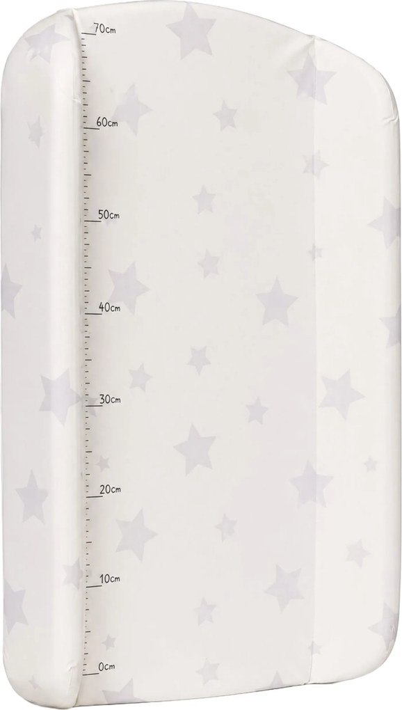 Prebaľovací nadstavec 85x50 cm ECOTOYS na postieľku/komodu, profilovaný PVC, hviezdičky