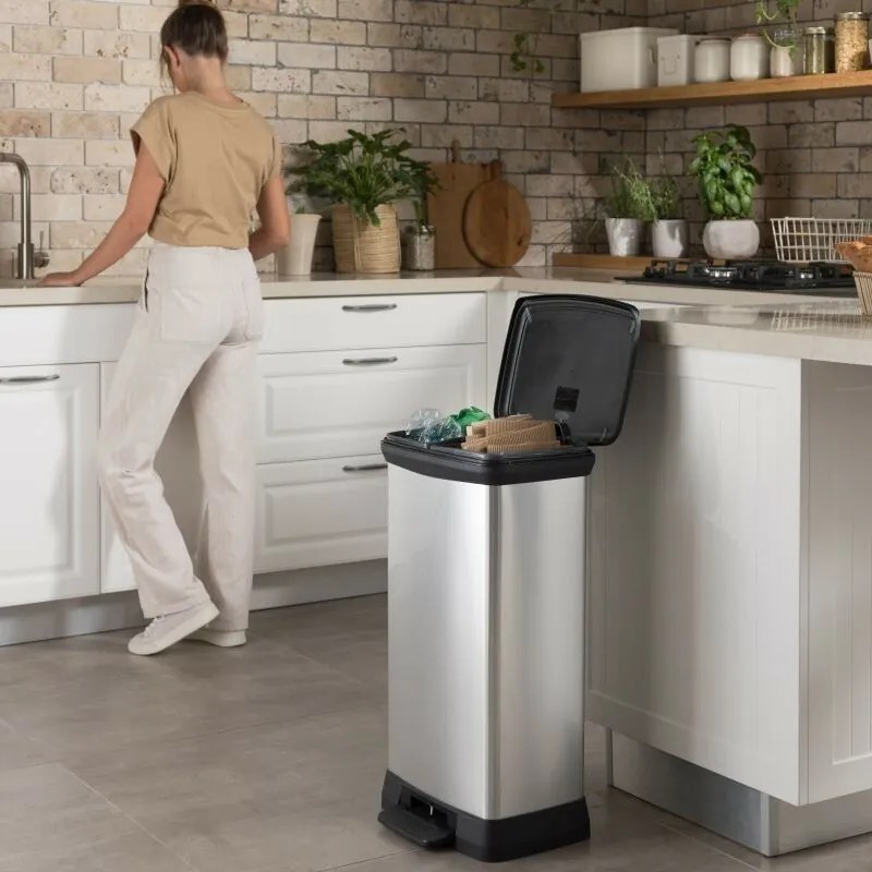 Curver Pedálový odpadkový kôš DECO BIN, 23 + 23 l