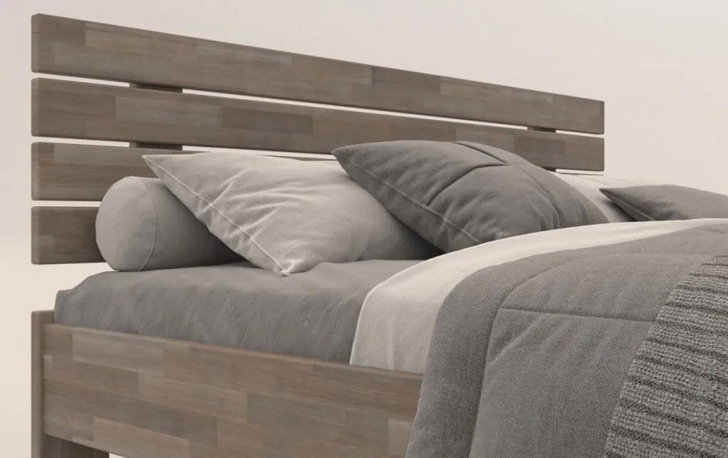 Posteľ Isolda 180x200 cm, šedý buk