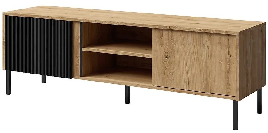 TV stolík Mia 6 večný dub/čierna