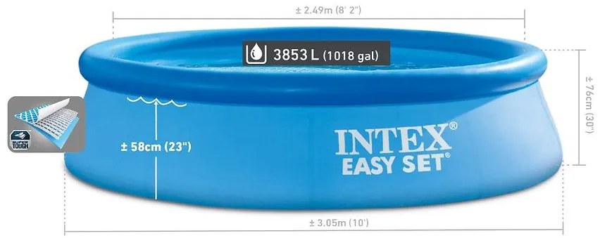 Bazén samonosný 3,05x0,76 m 28120NP