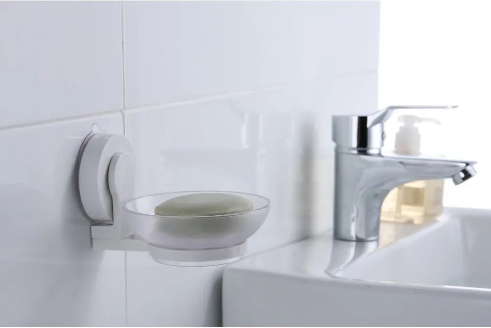 Držiak na mydlo bez nutnosti vŕtania ZOSO Soap Dish White
