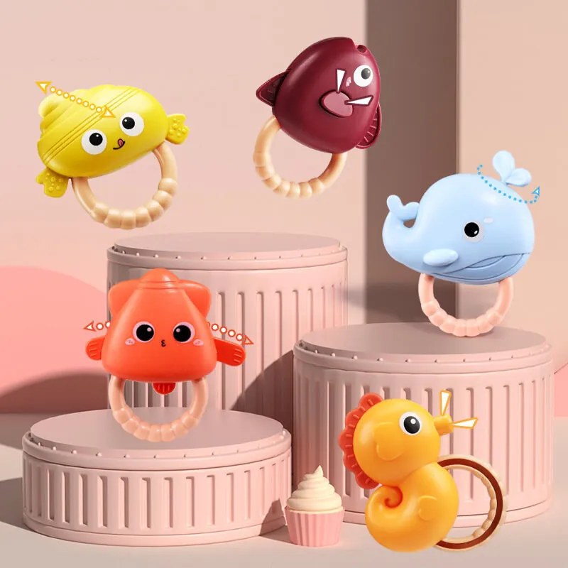 LEAN Toys Kolotoč na posteľ s diaľkovým ovládaním Projektor Zvuky Červená