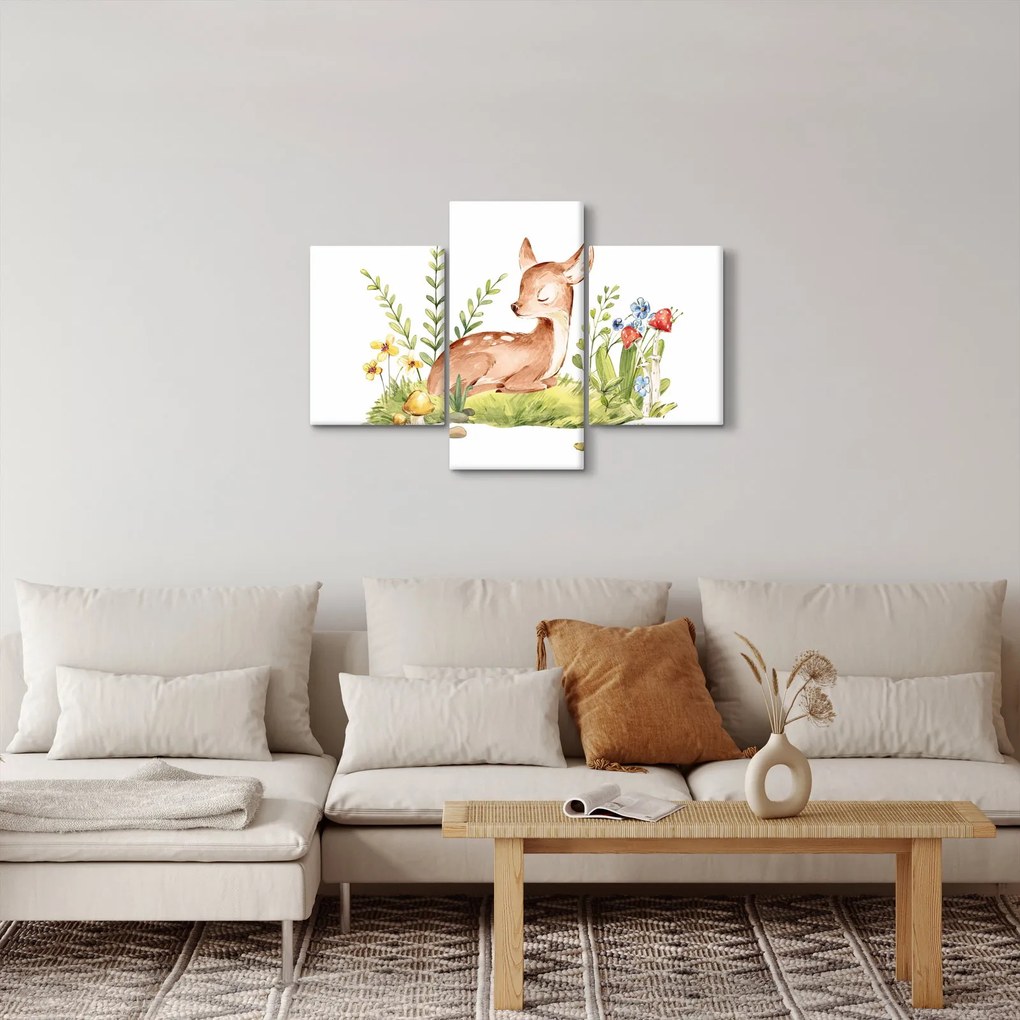 Obraz - Malý srnček (90x60 cm)