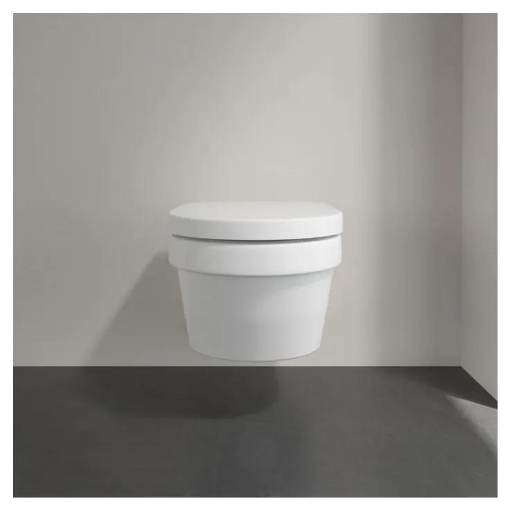 Villeroy & Boch Architectura - WC sedátko s poklopom, QuickRelease, SoftClose, alpská biela 98M9C101