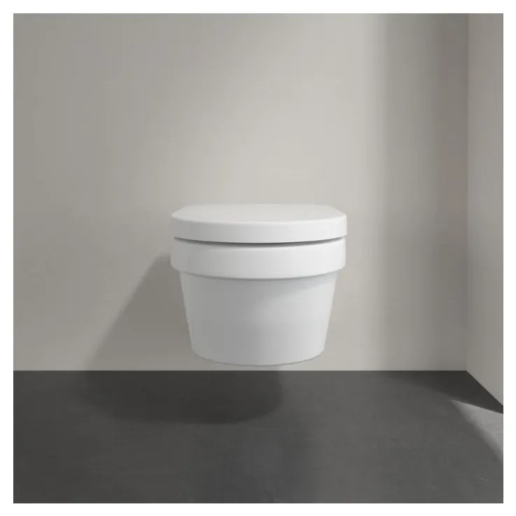 Villeroy & Boch ARCHITECTURA - Záchodové sedátko s poklopom, s funkciou QuickRelease a SoftClosing, biela alpin 98M9C101