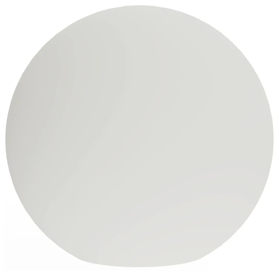 Exteriérové svietidlo Globo, 1x biele plastové tienidlo, (fi 40cm)
