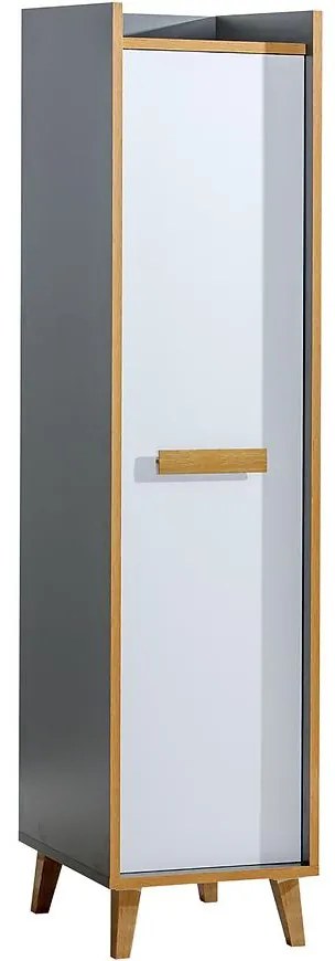 Skriňa W2  Werso Riviera/Biely/Antracyt