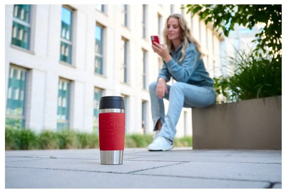 Červený cestovný hrnček 360 ml – Tefal