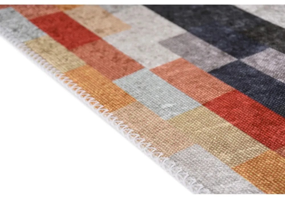 Oranžový/sivý prateľný koberec 160x230 cm Blocks of Fun – Vitaus