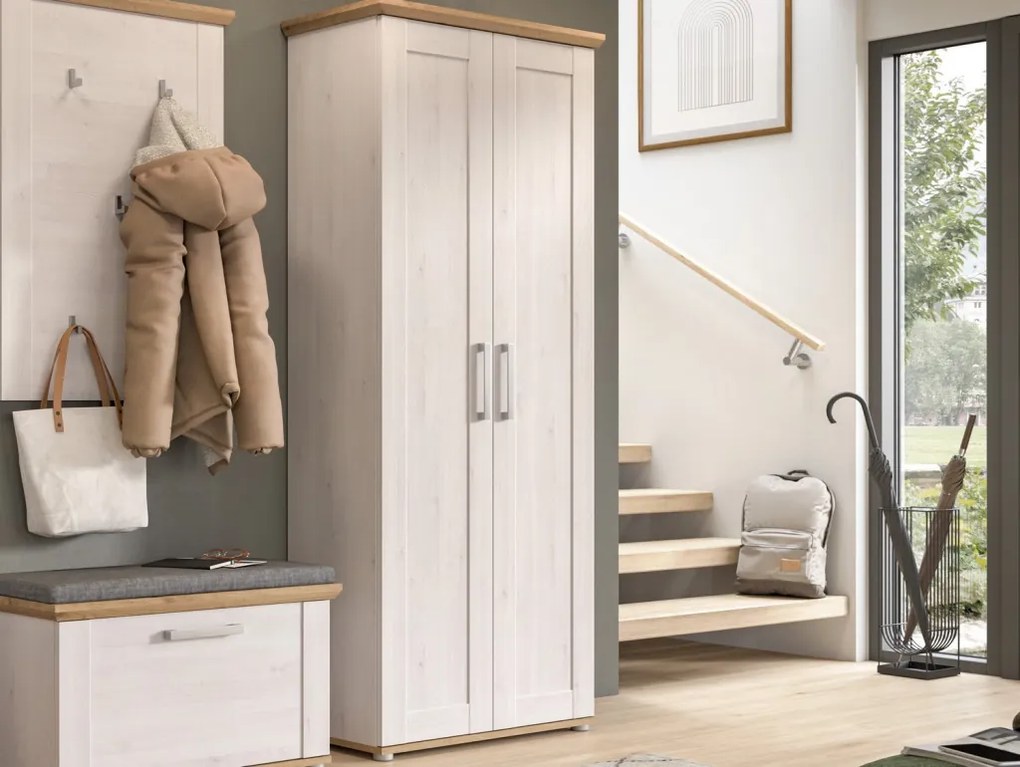 Predsieňová zostava Verona (5-dielna), sibírsky smrekovec/dub artisan