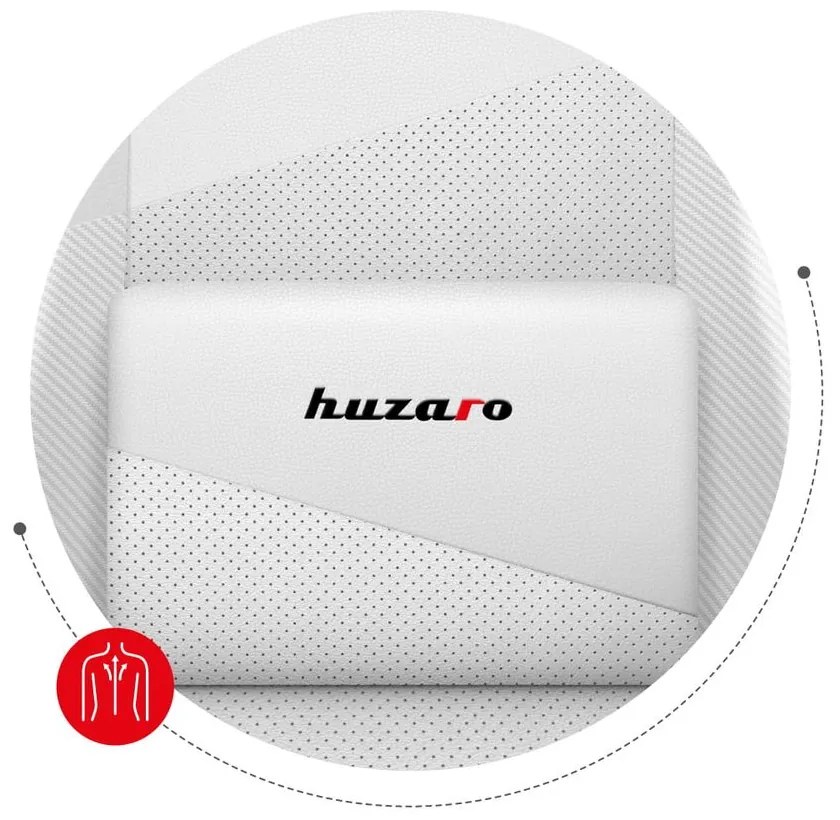 Huzaro Herné kreslo Force 6.2 s LED osvetlením - černá