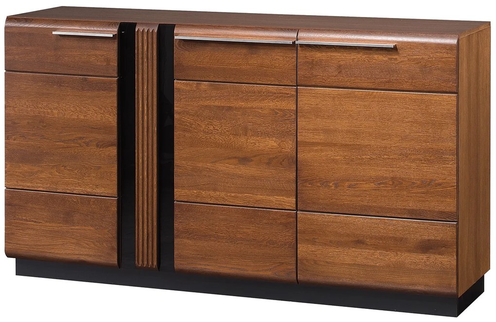 Komoda Porti 45 160 cm z masivu dub antický