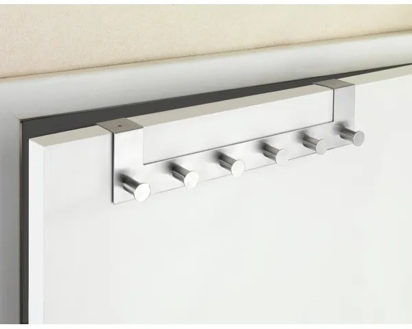 WENKO 22804100-Vešiak CELANO 39x11 cm nerez/strieborný