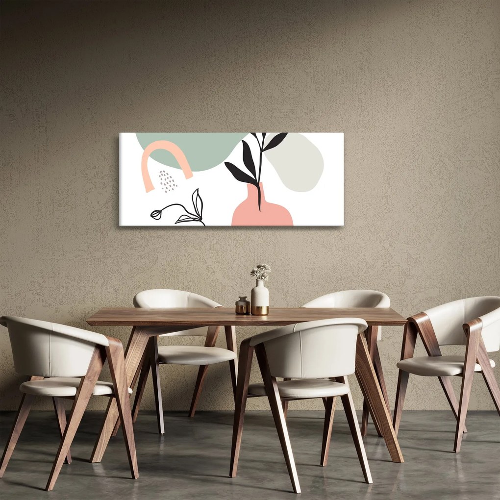 Obraz - Kvety vo váze N⁰3 (120x50 cm)